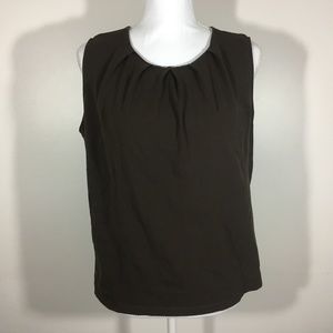 Ralph Lauren Womens Sleeveless Career Top